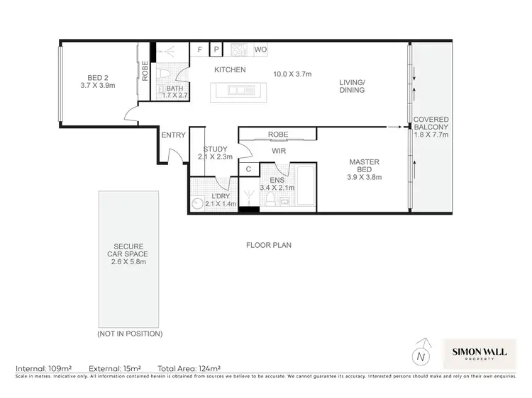Floorplan of Homely apartment listing, 402/2-4 Honeysuckle Drive, Newcastle NSW 2300