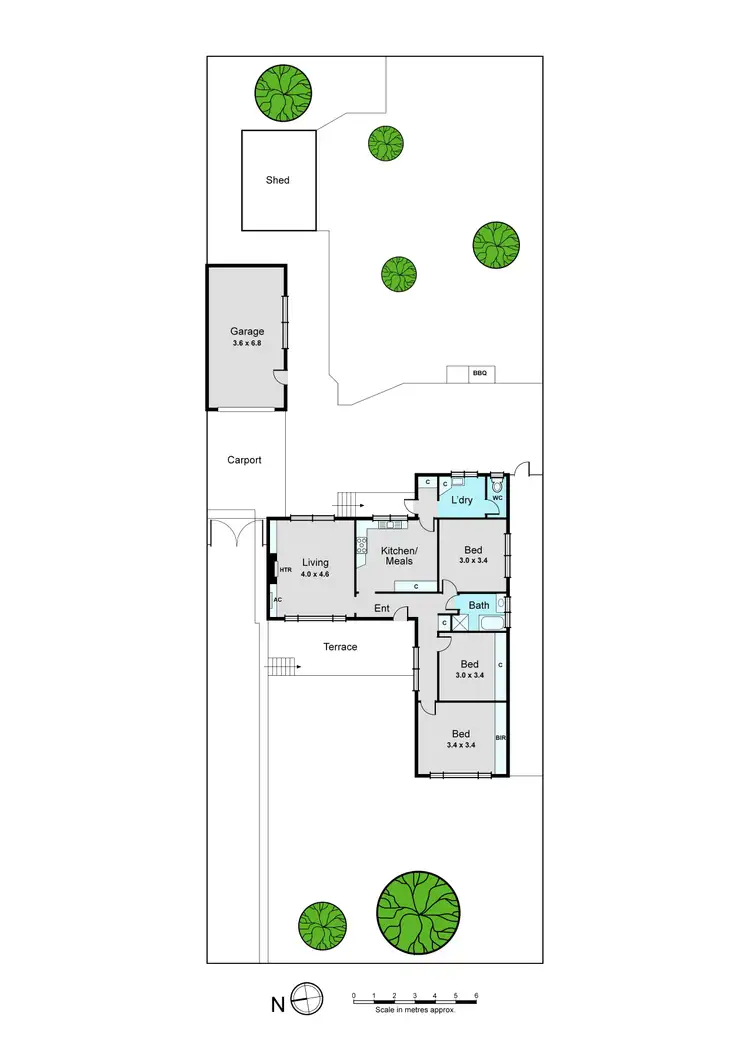 Floorplan of Homely house listing, 8 Grandview Grove, Oakleigh VIC 3166