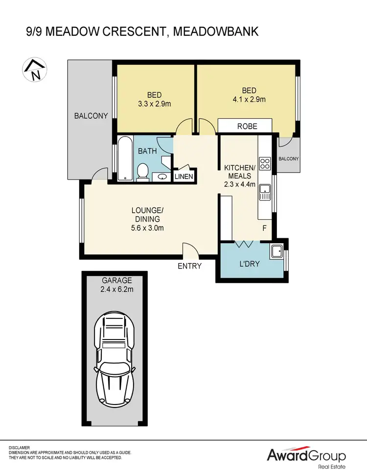 Floorplan of Homely unit listing, 9/9 Meadow Crescent, Meadowbank NSW 2114