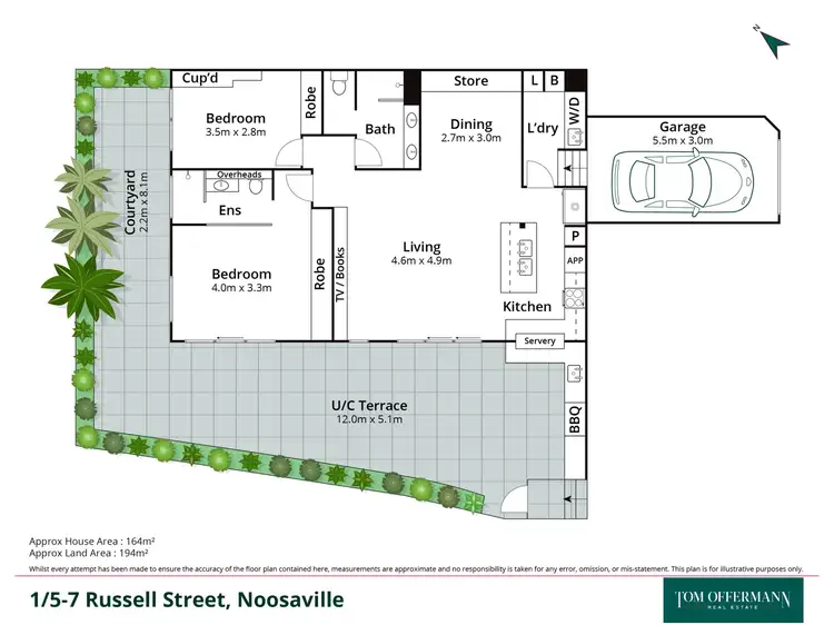Floorplan of Homely unit listing, 1/7 Russell Street, Noosaville QLD 4566