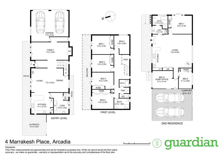 Floorplan of Homely house listing, 4 Marrakesh Place, Arcadia NSW 2159
