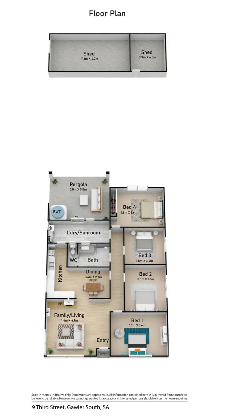 Floorplan of Homely house listing, 9 Third Street, Gawler South SA 5118