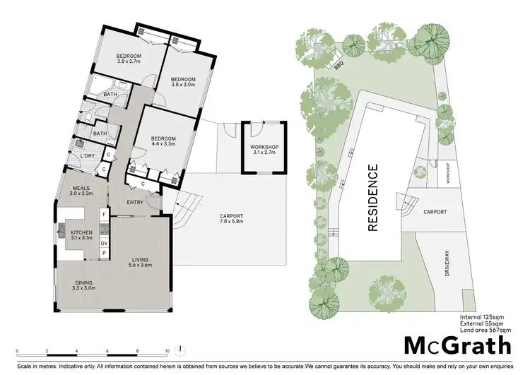 Floorplan of Homely house listing, 56 Lawrence Crescent, Noble Park North VIC 3174