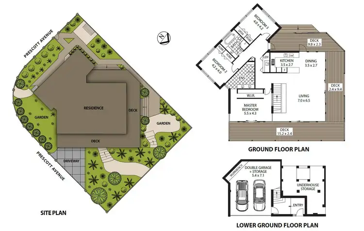 Floorplan of Homely house listing, 60 Prescott Avenue, Dee Why NSW 2099