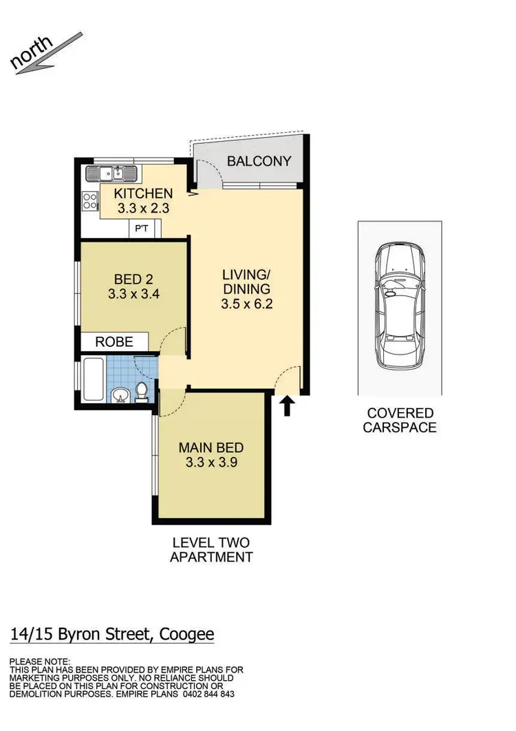 Floorplan of Homely apartment listing, 14/15 Byron Street, Coogee NSW 2034