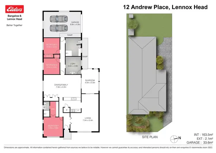 Floorplan of Homely house listing, 12 Andrew Place, Lennox Head NSW 2478