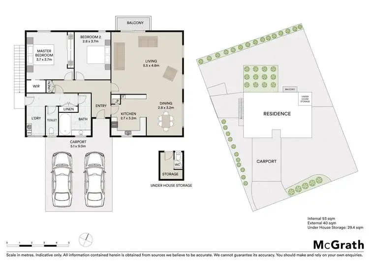 Floorplan of Homely unit listing, 2/9 Manresa Court, Sandy Bay TAS 7005
