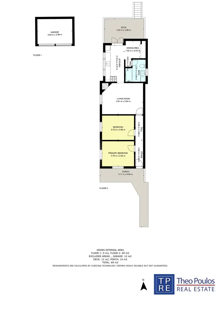 Floorplan of Homely house listing, 6 Sutcliffe Place, Katoomba NSW 2780