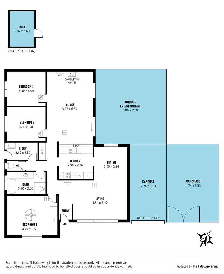 Floorplan of Homely house listing, 9 Baudin Street, Woodcroft SA 5162