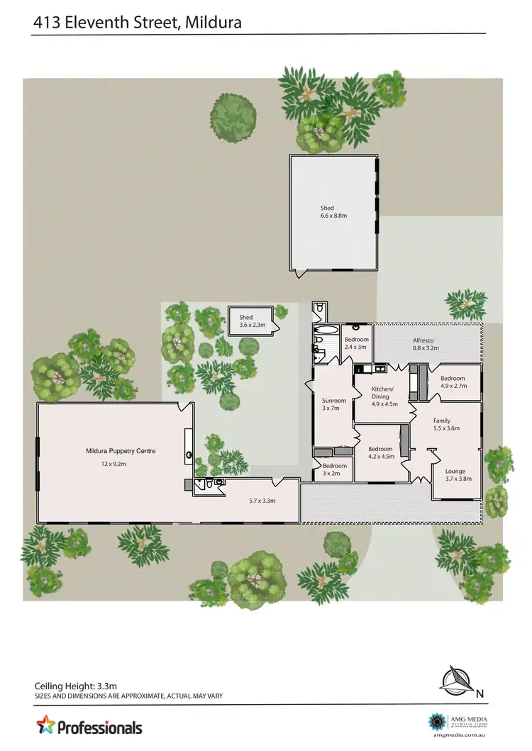 Floorplan of Homely house listing, 403-429 Eleventh Street, Mildura VIC 3500