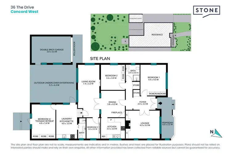Floorplan of Homely house listing, 36 The Drive, Concord West NSW 2138