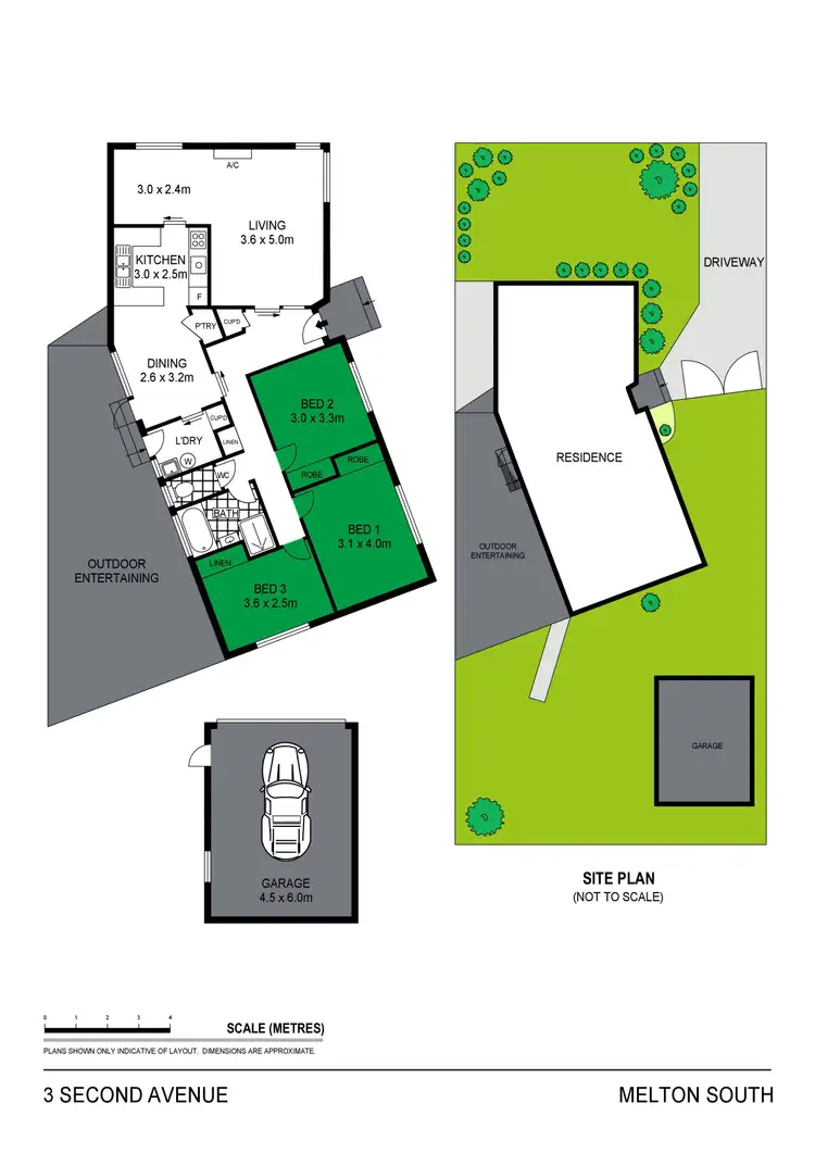 Floorplan of Homely house listing, 3 Second Avenue, Melton South VIC 3338