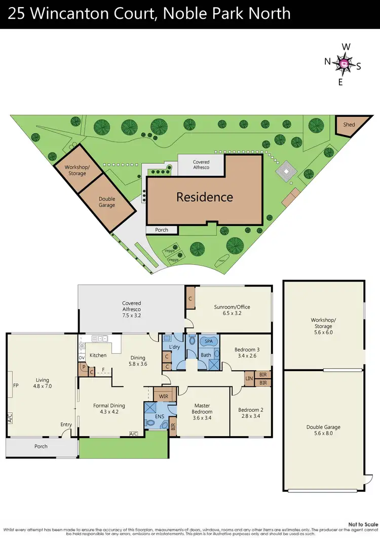 Floorplan of Homely house listing, 25 Wincanton Court, Noble Park North VIC 3174