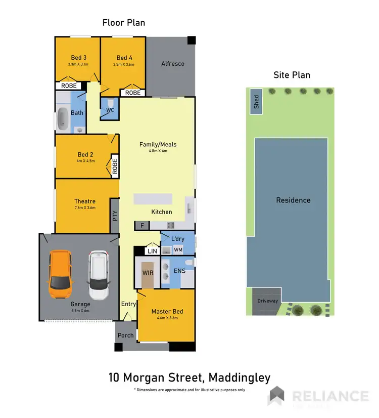 Floorplan of Homely house listing, 10 Morgan Street, Maddingley VIC 3340