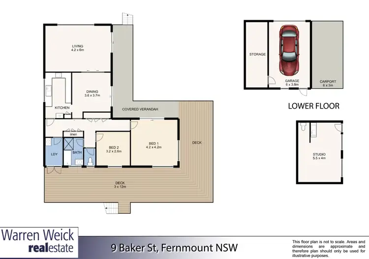 Floorplan of Homely house listing, 9 Baker Street, Bellingen NSW 2454