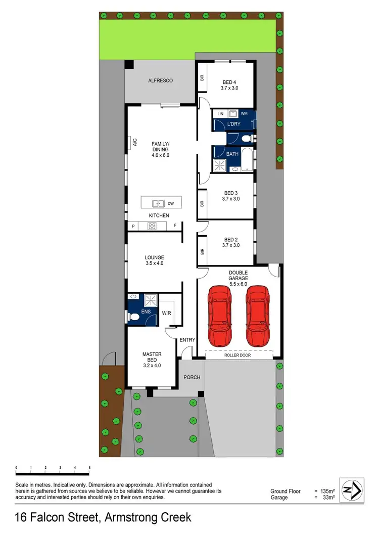 Floorplan of Homely house listing, 16 Falcon Street, Armstrong Creek VIC 3217