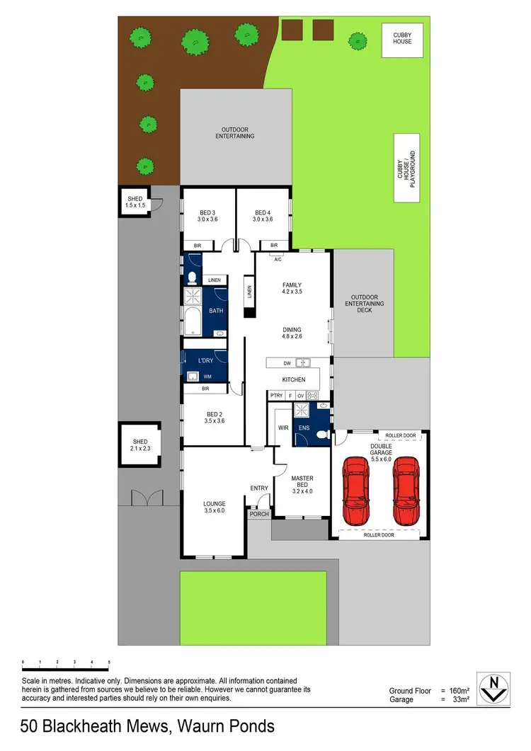 Floorplan of Homely house listing, 50 Blackheath Mews, Waurn Ponds VIC 3216