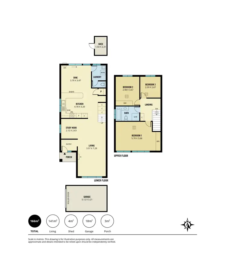 Floorplan of Homely unit listing, 3/513 Anzac Highway, Glenelg North SA 5045