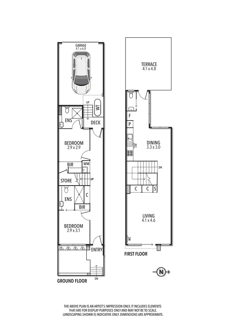 Floorplan of Homely townhouse listing, 11 Cyan Walk, Coburg North VIC 3058