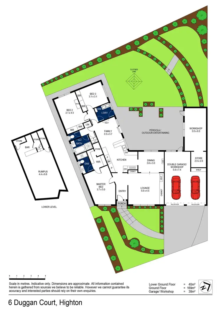 Floorplan of Homely house listing, 6 Duggan Court, Highton VIC 3216