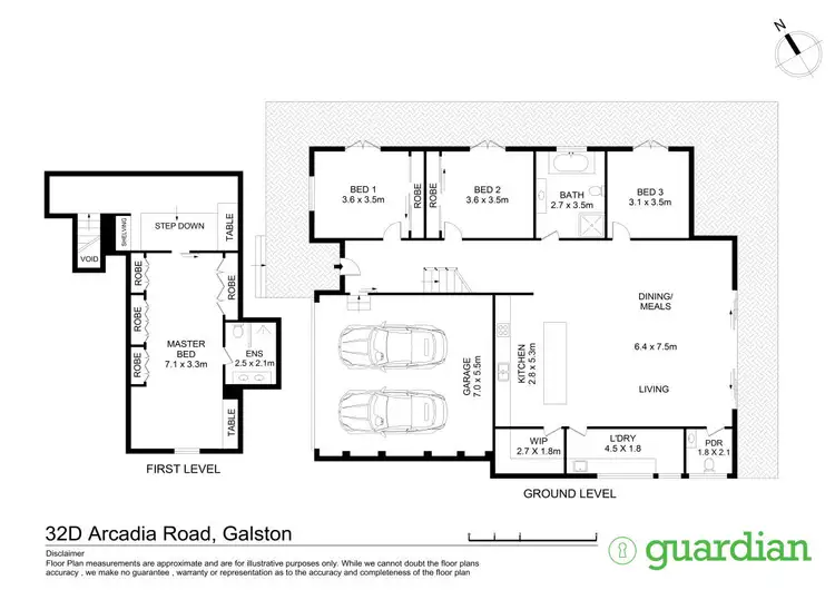 Floorplan of Homely house listing, 32D Arcadia Road, Galston NSW 2159
