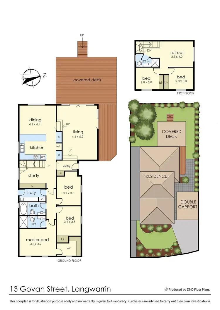 Floorplan of Homely house listing, 13 Govan Street, Langwarrin VIC 3910