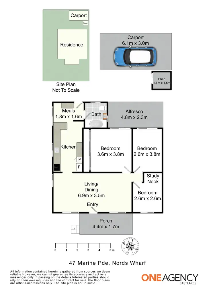 Floorplan of Homely house listing, 47 Marine Parade, Nords Wharf NSW 2281