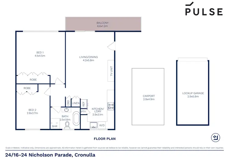 Floorplan of Homely apartment listing, 24/16-24 Nicholson Parade, Cronulla NSW 2230