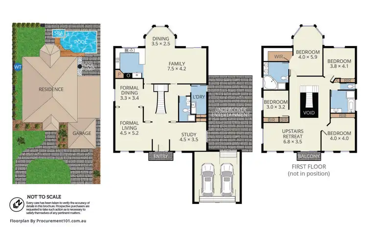 Floorplan of Homely house listing, 8 View Park Circuit, Narre Warren South VIC 3805