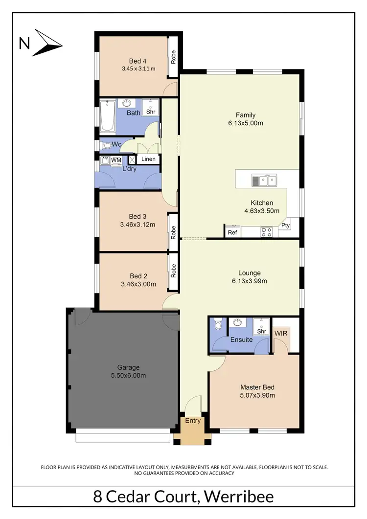 Floorplan of Homely house listing, 8 Cedar Court, Werribee VIC 3030