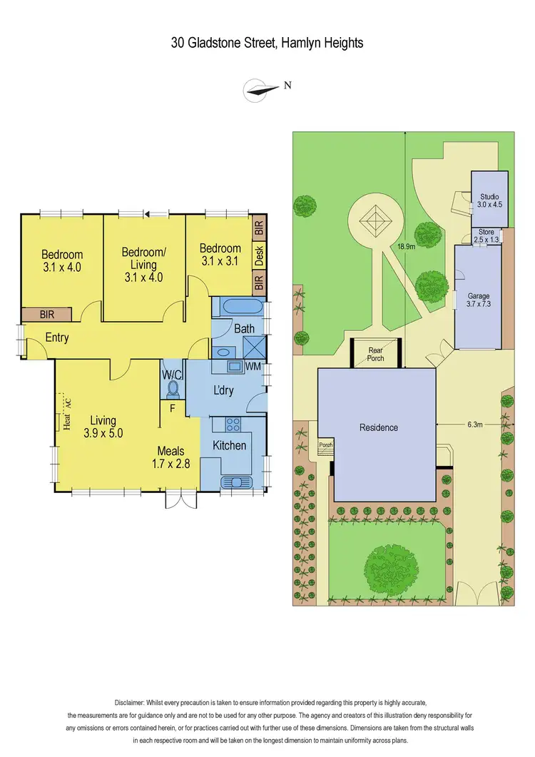 Floorplan of Homely house listing, 30 Gladstone Street, Hamlyn Heights VIC 3215