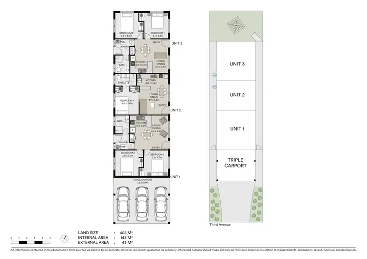 Floorplan of Homely block of units listing, 21 Third Avenue, Palm Beach QLD 4221