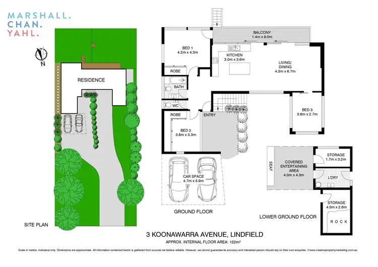 Floorplan of Homely house listing, 3 Koonawarra Avenue, Lindfield NSW 2070