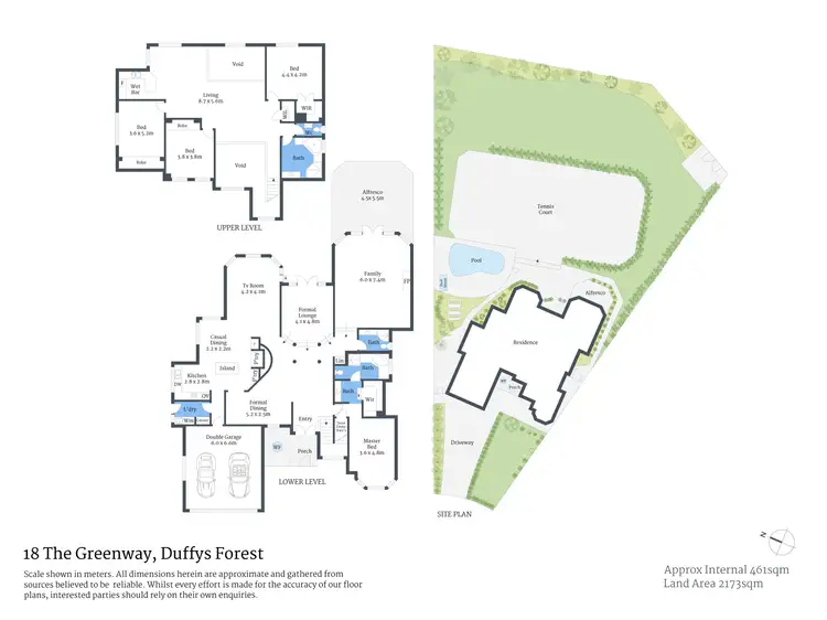 Floorplan of Homely house listing, 18 The Greenway, Duffys Forest NSW 2084