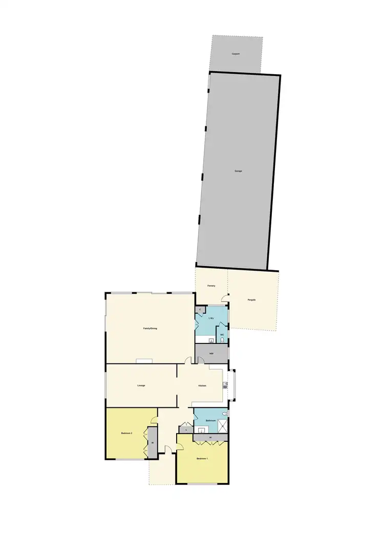 Floorplan of Homely house listing, 9 Hibbert Street, Maryborough VIC 3465