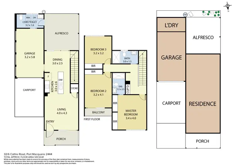 Floorplan of Homely townhouse listing, 32/6 Cathie Road, Port Macquarie NSW 2444