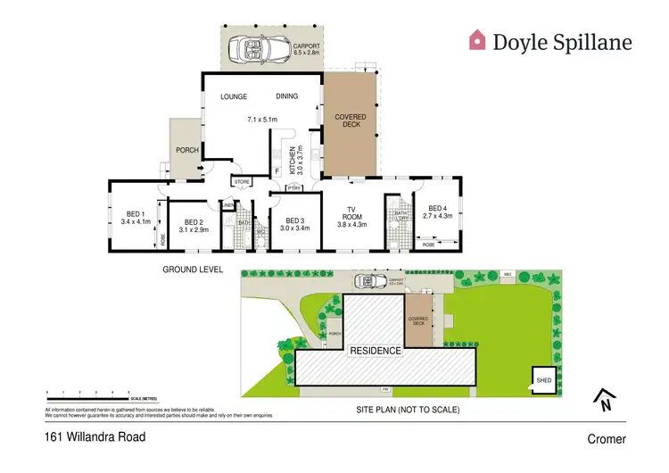 Floorplan of Homely house listing, 161 Willandra Road, Cromer NSW 2099