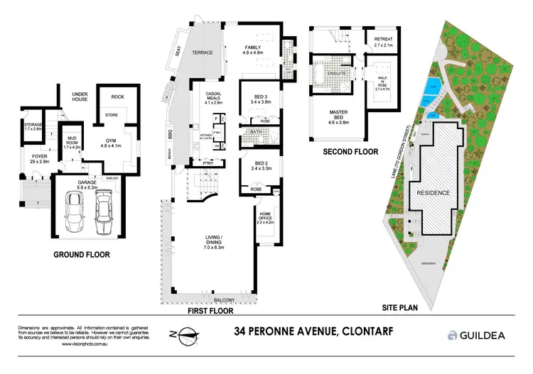 Floorplan of Homely house listing, 34 Peronne Avenue, Clontarf NSW 2093