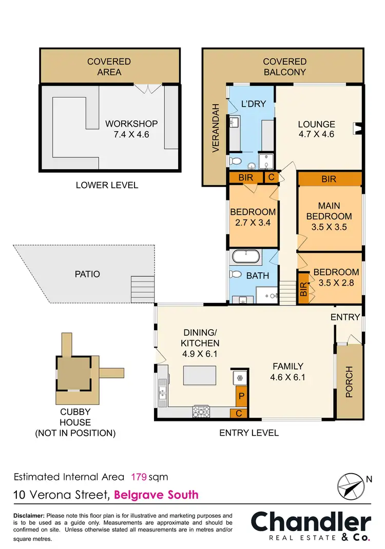 Floorplan of Homely house listing, 10 Verona Street, Belgrave South VIC 3160
