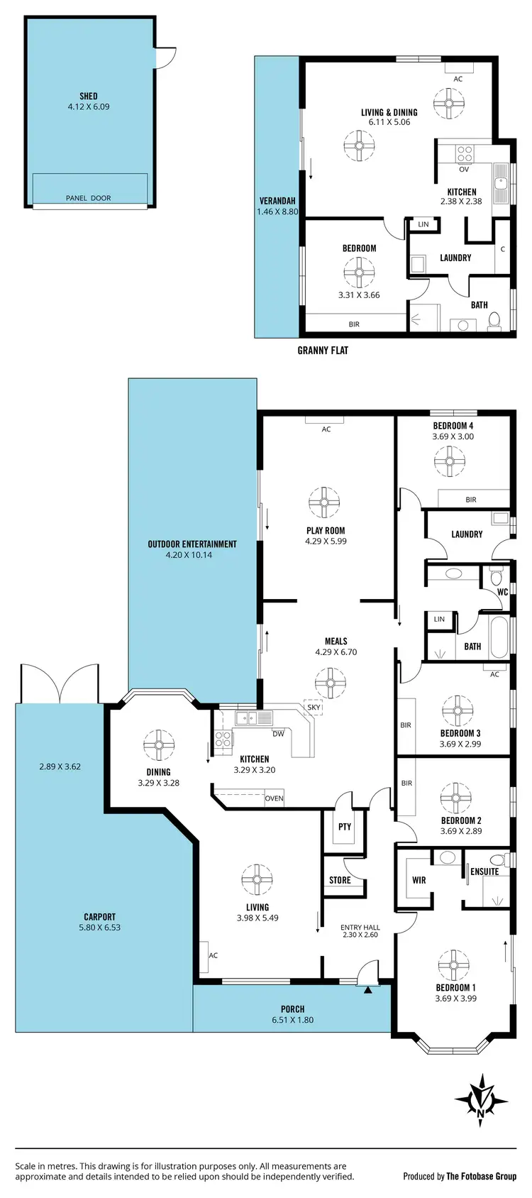 Floorplan of Homely house listing, 1 Gouger Close, Woodcroft SA 5162