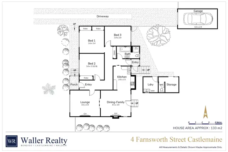 Floorplan of Homely house listing, 4 Farnsworth Street, Castlemaine VIC 3450