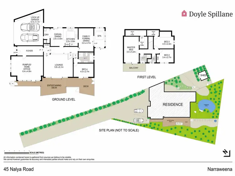 Floorplan of Homely house listing, 45 Nalya Road, Narraweena NSW 2099