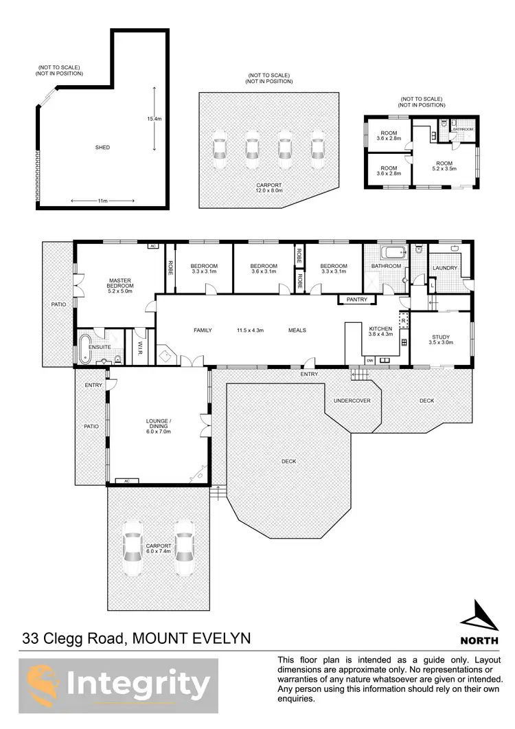 Floorplan of Homely house listing, 33 Clegg Road, Mount Evelyn VIC 3796