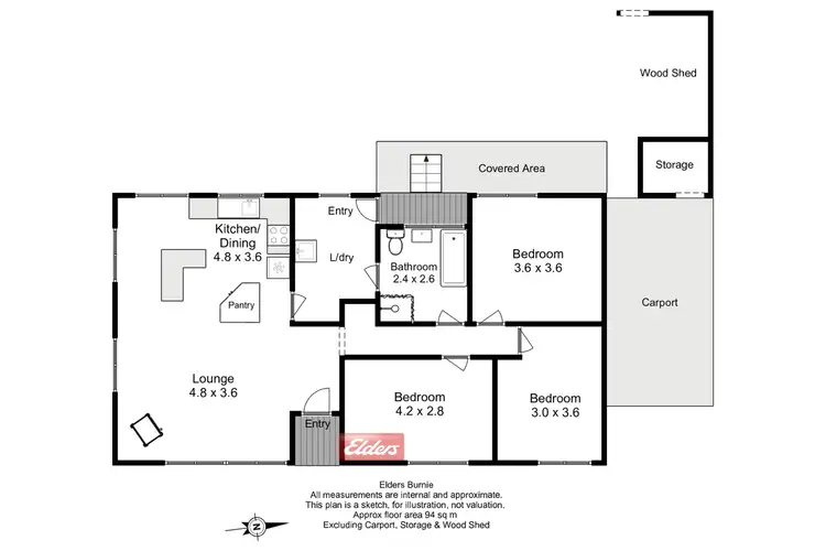 Floorplan of Homely house listing, 14 Wattle Place, Rosebery TAS 7470
