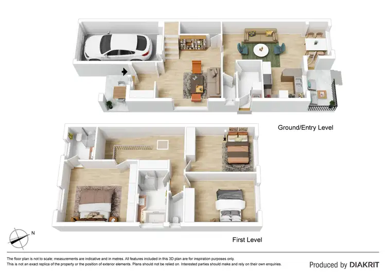 Floorplan of Homely semi-detached listing, 90b Dareen Street, Frenchs Forest NSW 2086