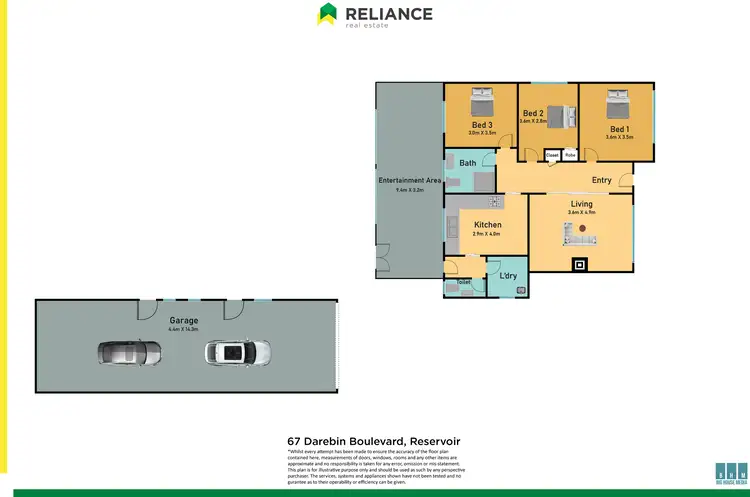 Floorplan of Homely house listing, 67 Darebin Boulevard, Reservoir VIC 3073