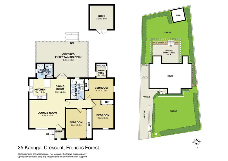 Floorplan of Homely house listing, 35 Karingal Crescent, Frenchs Forest NSW 2086