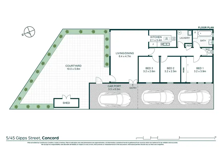 Floorplan of Homely villa listing, 5/45 Gipps Street, Concord NSW 2137