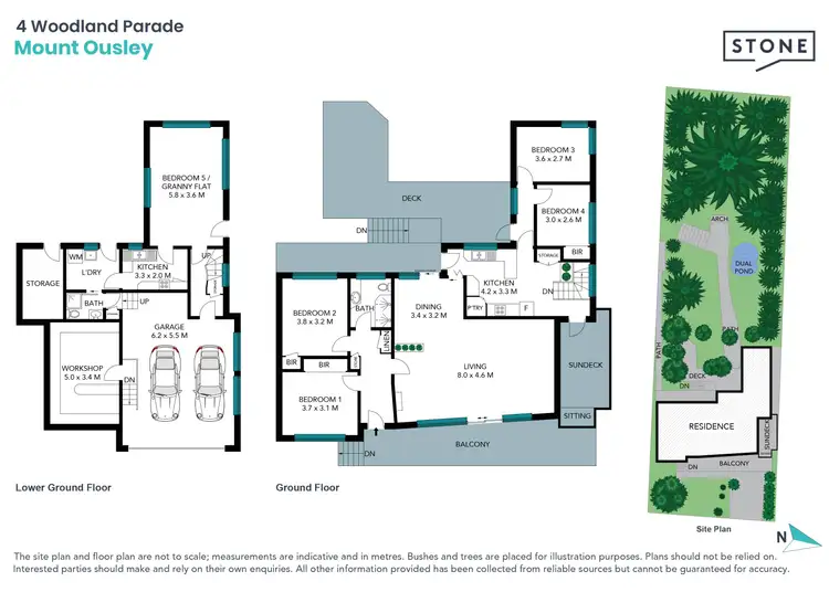 Floorplan of Homely house listing, 4 Woodland Parade, Mount Ousley NSW 2519