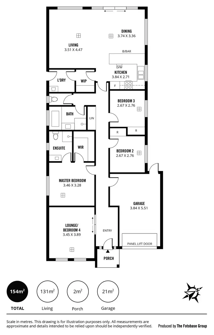 Floorplan of Homely house listing, 4 Gatley Circuit, Evanston South SA 5116